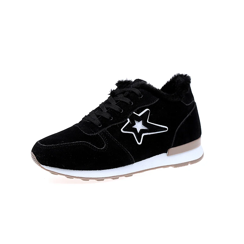 2020 Winter Plush Women Tennis Shoes Female Warm Comfortable Outdoor Jogging Sport Stable Athletic green walking Trainers | Спорт и