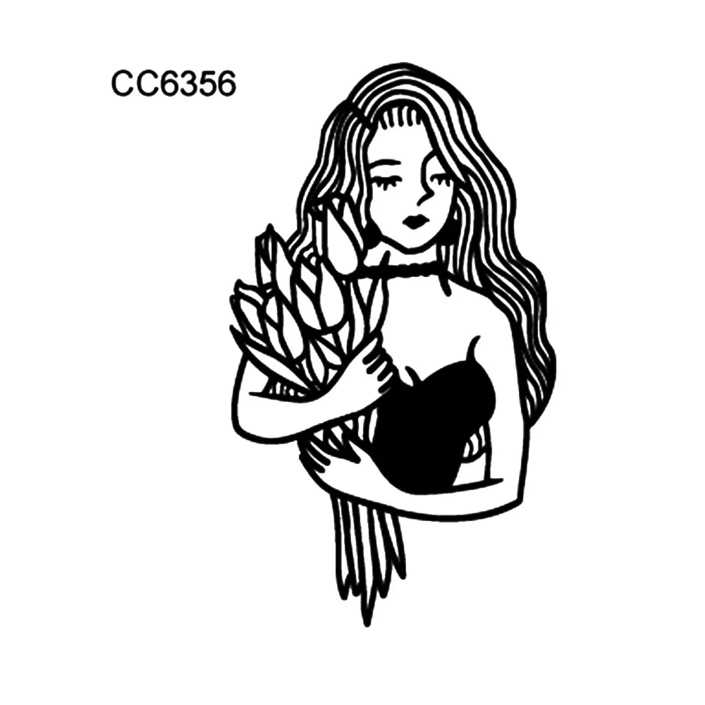 2 листа временная татуировка для тела груди талии руки художественная наклейка