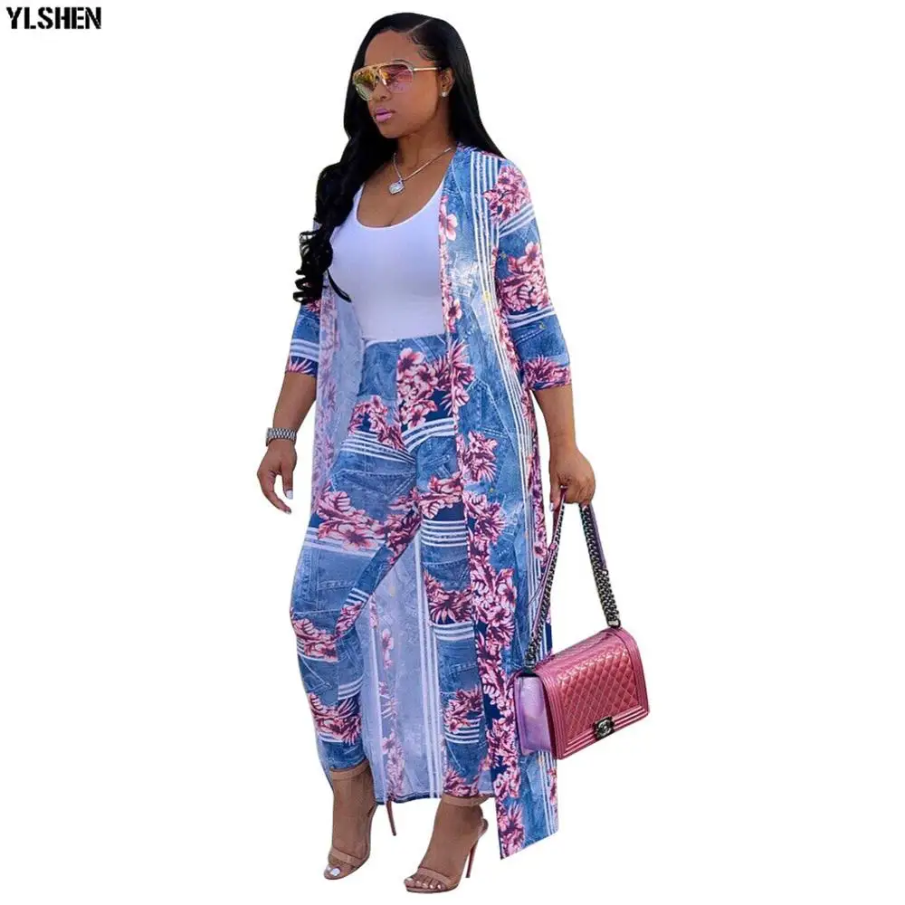 Style2 Light blue Комплект из двух предметов с рисунком комплект из обуви в африканском стиле платья для Для женщин в африканском стиле размера плюс одежда Анкара длинное платье костюм халат Bazin африканского Femme - Цвет: Style2 Light blue