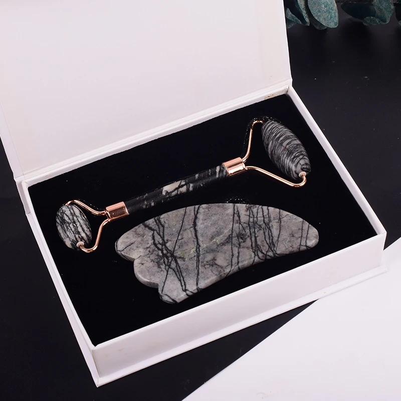 Наборы инструментов для ухода за лицом натуральная яшма Пикассо гуаша массаж