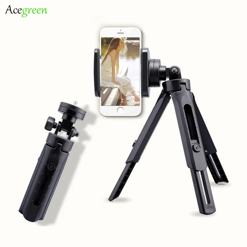 Acegreen мини-штатив для телефона, фотокамеры Стенд-Трипод для мобильного телефона от стабилизатор держатель камеры телефона для путешествий штатив монопод selfie палка с рукояткой