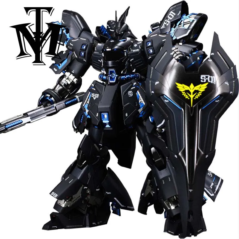 Аниме мобильный костюм Bandai MSN-04 матовый черный Sazabi Gundam MG 1/100 Модель робот головоломка детские игрушки собранные фигурки gunpla