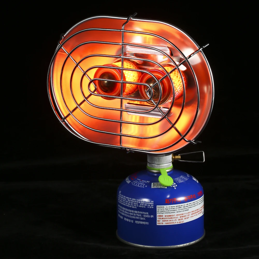 Туристическая газовая плита BRS-H22 с двойной головкой портативная