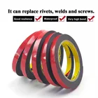 Акриловая клейкая двухсторонняя лента из пены, сверхпрочная устойчивая к солнечным ожогам, термостойкая лента без трека для автомобиля, поделки сделай сам, украшение для дома