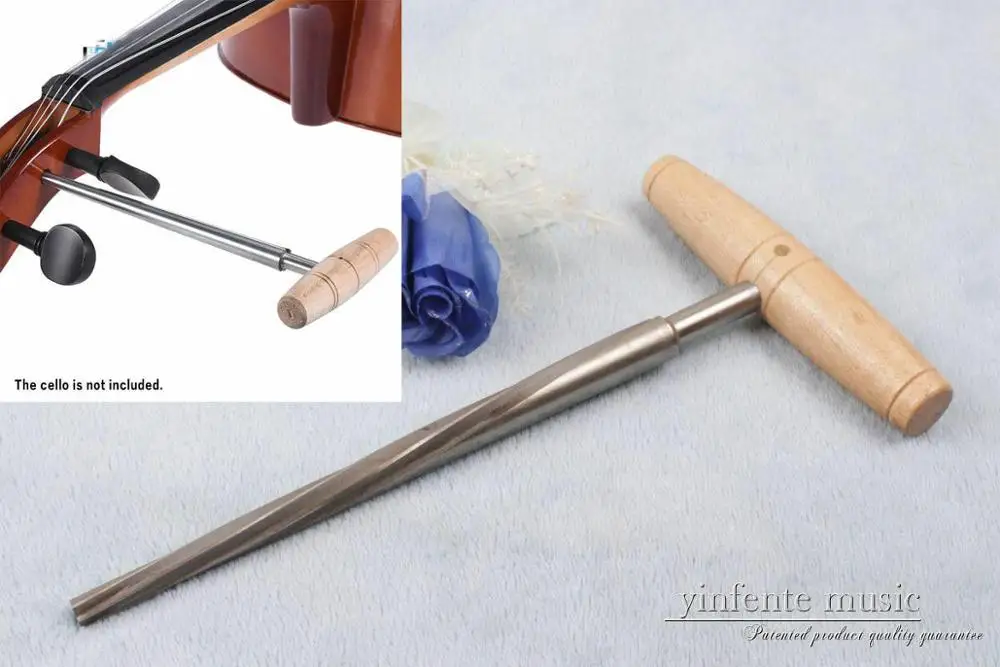 

Yinfente 4/4 Расширитель отверстий для виолончели, высокоскоростное стальное лезвие, инструмент для виолончели