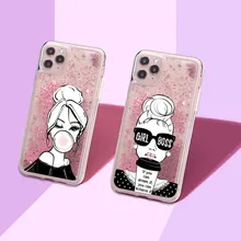 Шикарный чехол для телефона с изображением девушки кофейной