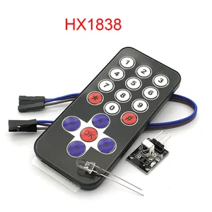 HX1838 инфракрасный беспроводной пульт дистанционного управления Комплект Дистанционного Управления Робот пульт дистанционного управления модуль (пульт дистанционного управления + приемная плата)