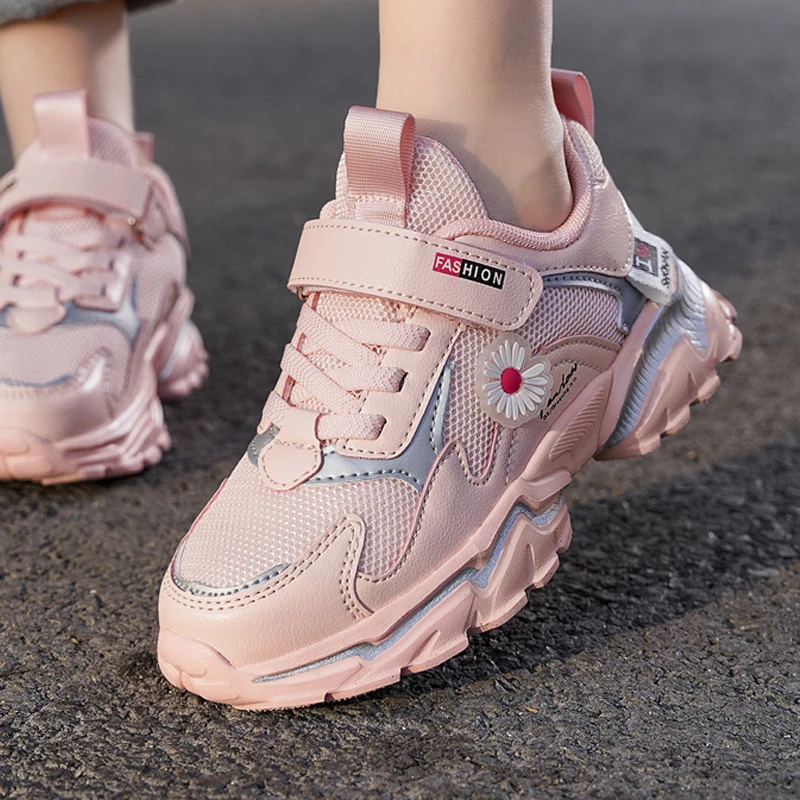 

Children Sneakers Mesh Casual Shoes Girl Sneakers Kids Summer Sport Footwear Kids Shoe for Girl Light Shoes Pink Shoes Spring