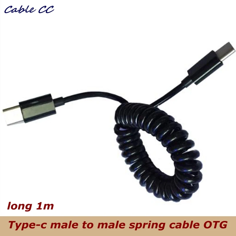 

Мобильный телефон Type-C «Папа-папа» и компьютерный кабель для передачи данных пружинный кабель Выдвижной кабель USB 3,1 OTG кабель