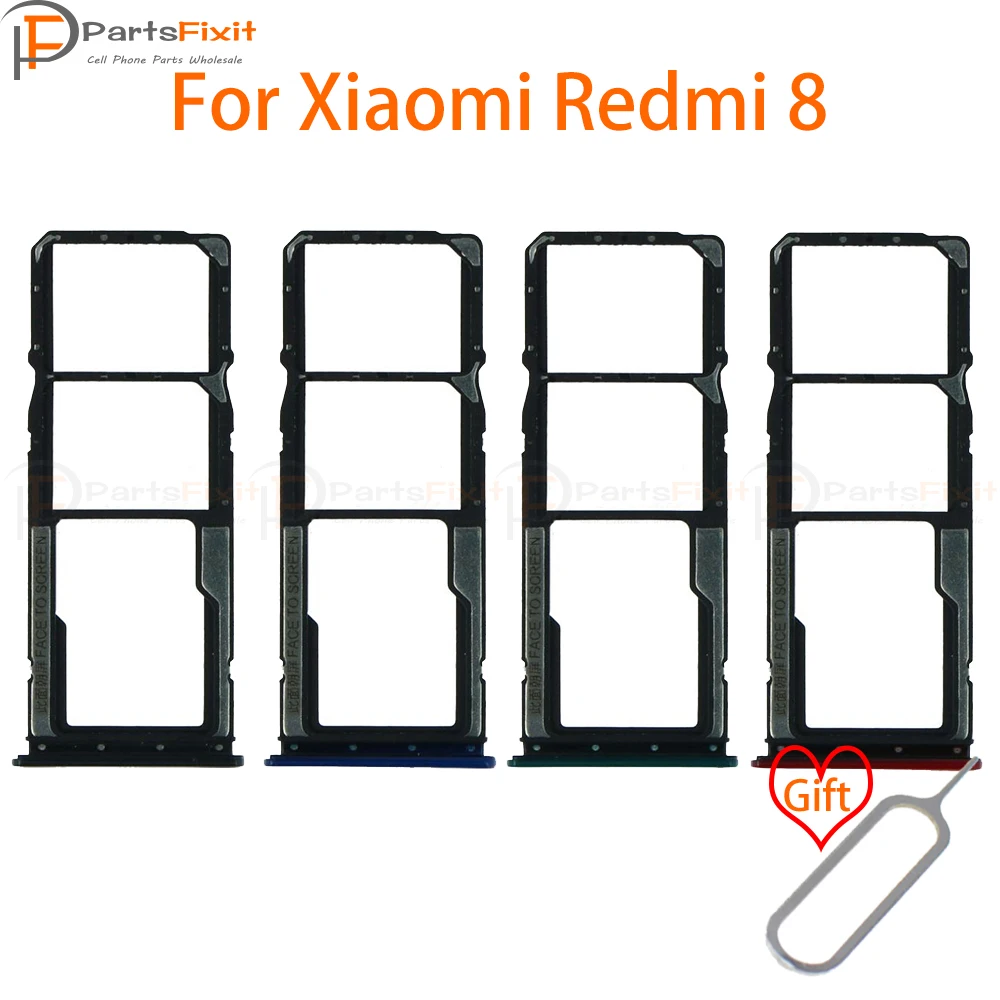 Лоток для сим карт Redmi8 карты слот SIM держатель Слот адаптер телефона Redmi 8 Запчасти