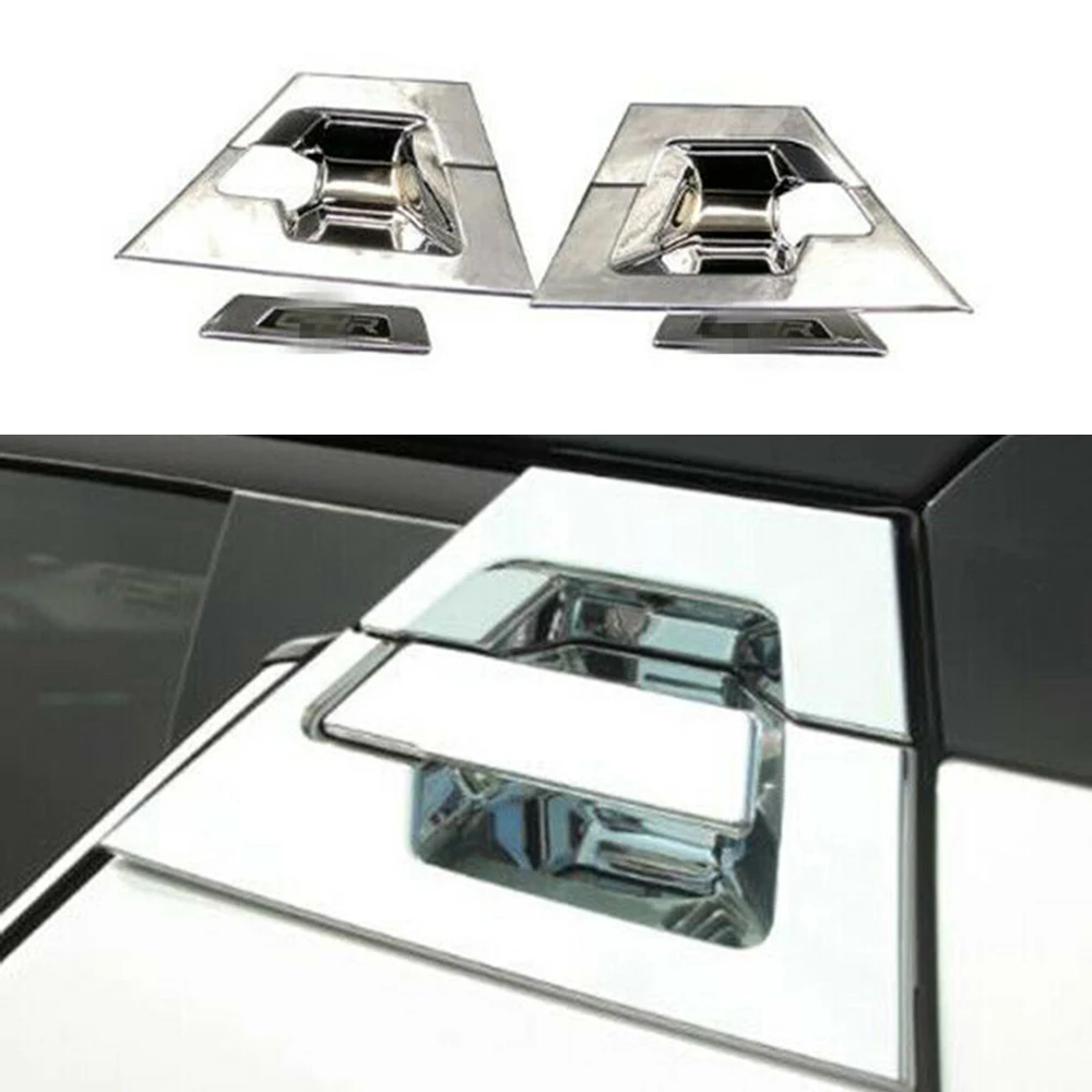 Хромированная задняя дверная ручка крышка чаши отделка для Toyota C HR CHR 2017 2020