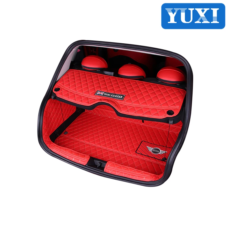 

Leather Trunk Mat Pad Anti-fouling pad Storage mat For BMW MINI COOPER S ONE F54 F55 F56 F60 R60 Tail box Window mat Accessories