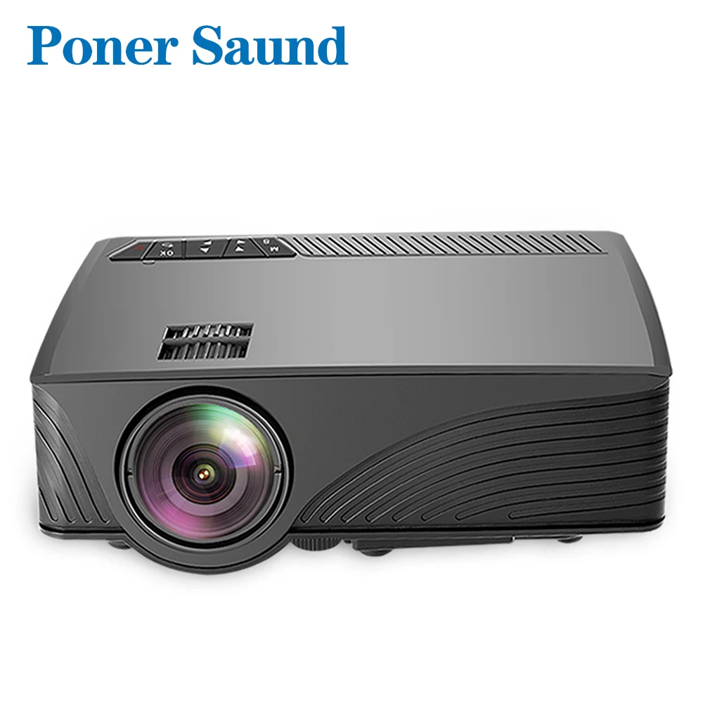 Портативный мини проектор Poner Saund GP12 HD опция Android 6 0 HDMI USB поддержка 1080p