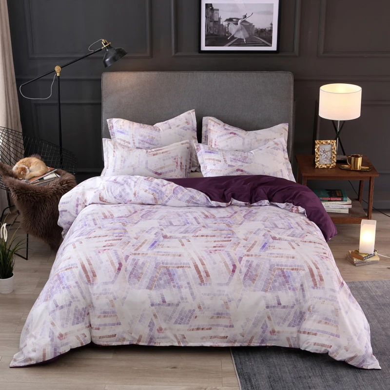 

Mosaic Duvet Cover Set Includes Duvet Cover With Pillowcases Without Filler Without Sheet Polyester Home Textile
