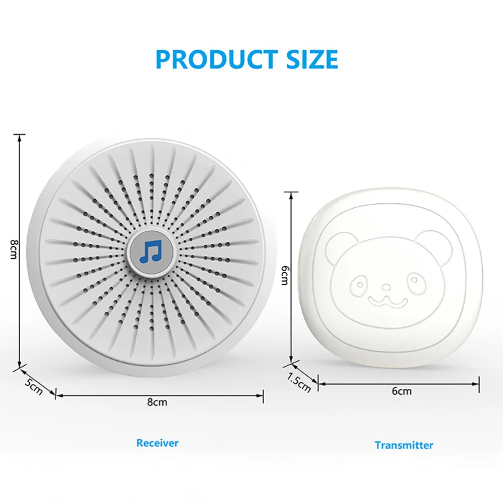 

110-260V/50-60Hz Wireless Smart Doorbell Player Pet Touch Doorbell Plug