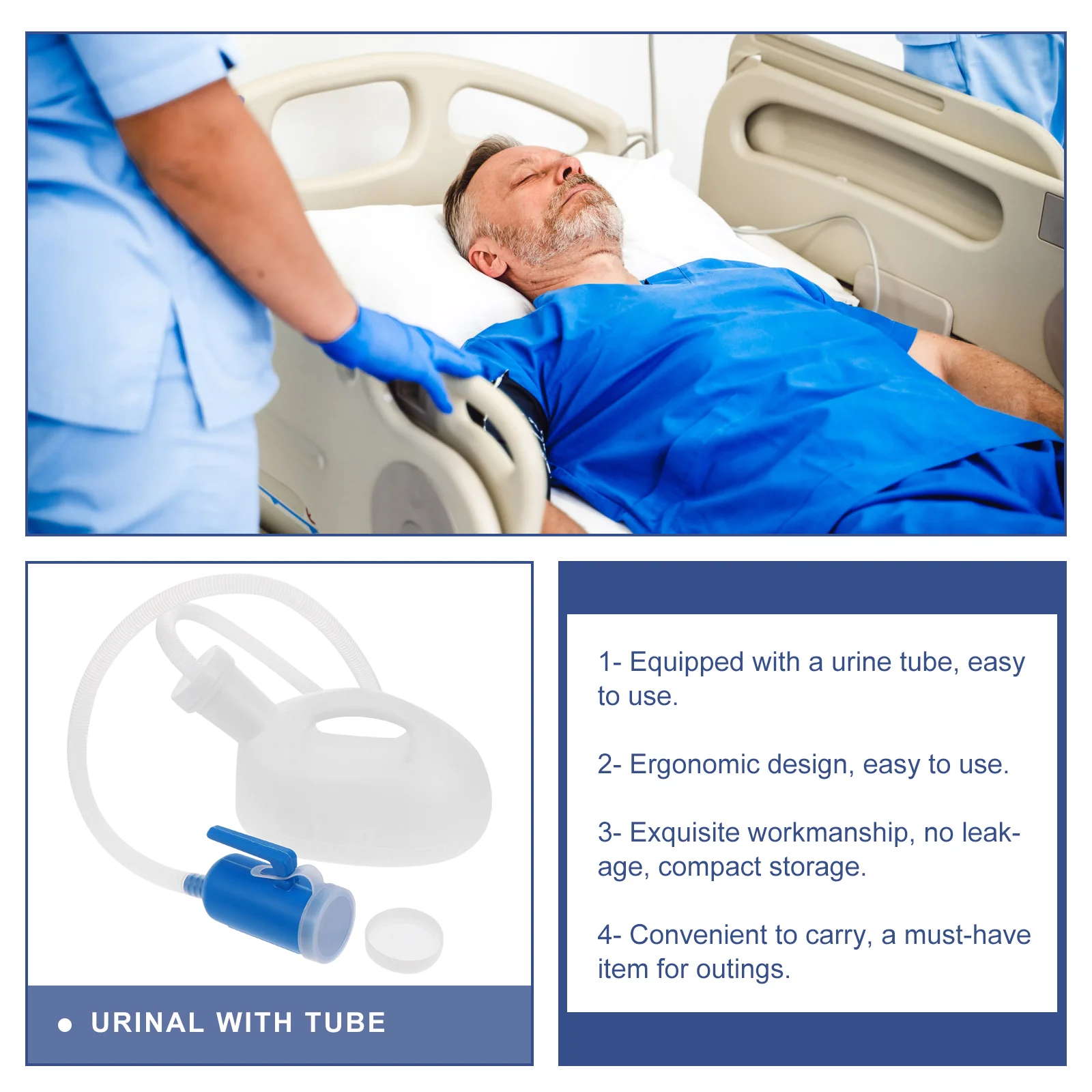 1 комплект портативный пластиковый мочевой горшок для пожилых людей бутылка мочи