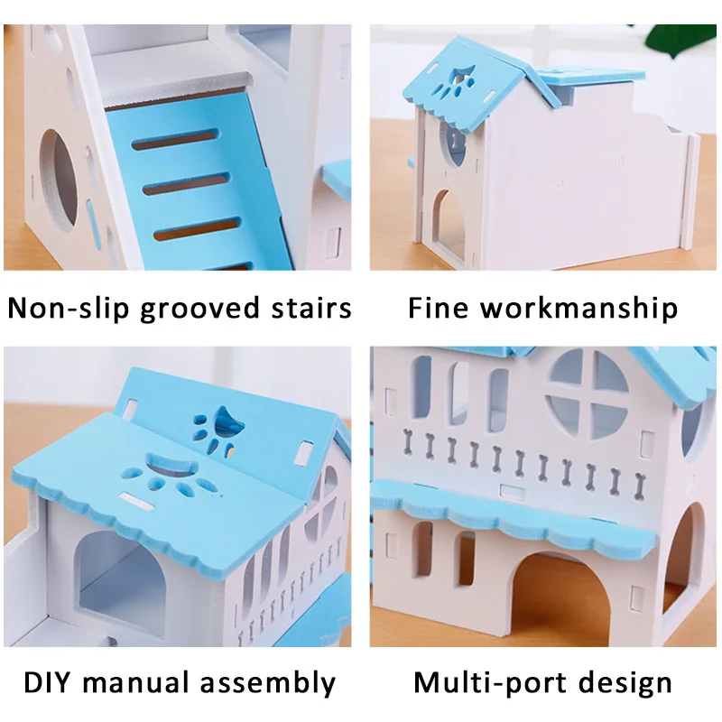 Маленькие товары для животных 3 цвета укрытие хомяка 1 шт. сделай сам клетка