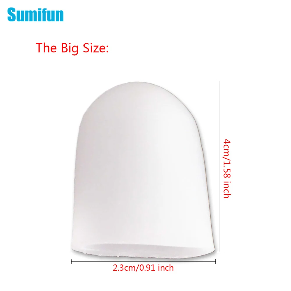 Sumifun 10 шт в упаковке новая силиконовый гель Бурсит большого пальца стопы палец
