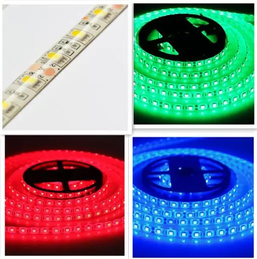 5 м DC24V IP65 водонепроницаемая гибкая светодиодная лента SMD 5050 300led освещение