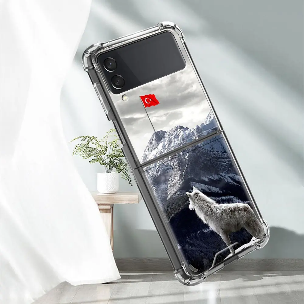 Мягкий водонепроницаемый чехол-накладка для телефона Samsung Galaxy Z Flip 3 | Мобильные