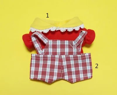 

[MYKPOP]KPOP Doll's Clothes and Accessories 2pcs Set for 20cm tall Doll, KPOP Fans Collection SA19100202