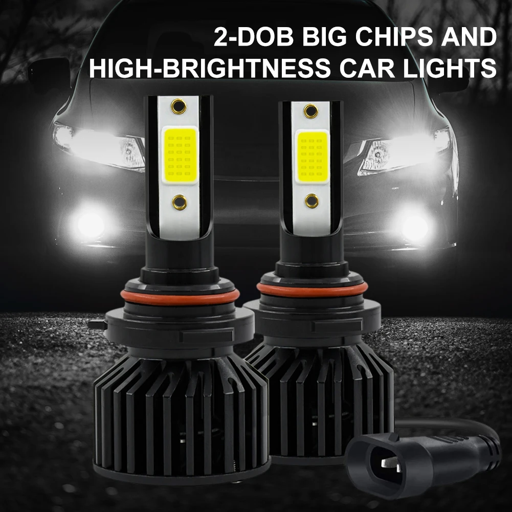 

H4 Car LED Headlight H1 H7 H11 9005 9006 LED Headlight Bulb 40W 8000LM 6000K White High-brightness Spotlight Waterproof LED Bulb