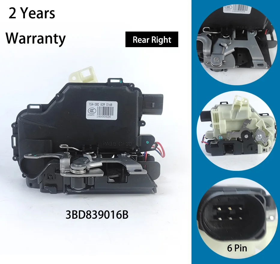 Привод дверного замка передний левый для VW PASSAT B5/PASSAT B5.5 SKODA FABIA MK2 OCTAVIA 3B1 837 015A 6X1 013H