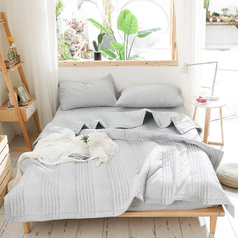 Постельное белье летнее стеганое одеяло тонкое покрывало на двуспальную кровать