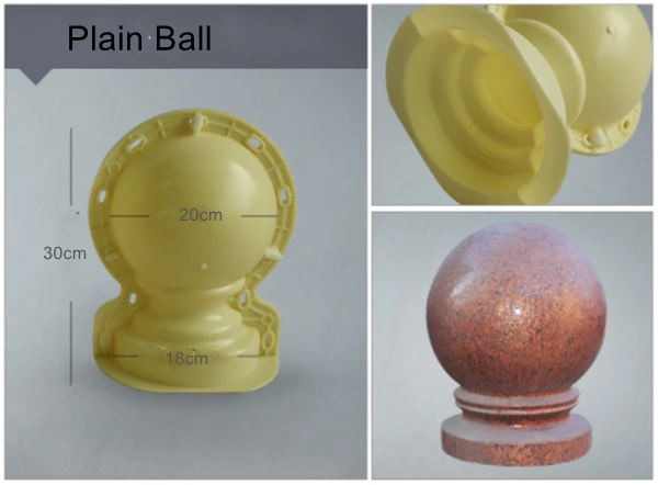 

Формы для отливки декоративных шаров ABS