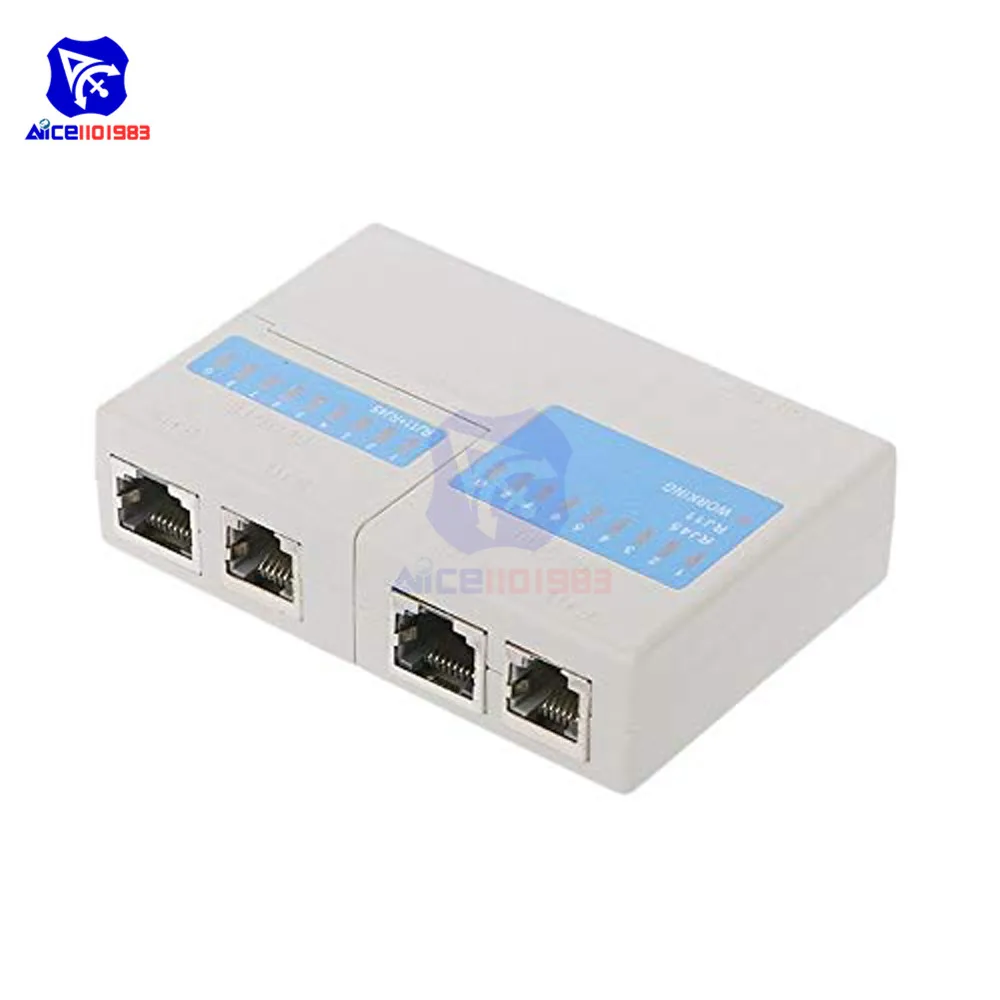 Diymore RJ11 RJ45 Мини компьютер LAN Сетевой кабель Профессиональный тестер сетевой