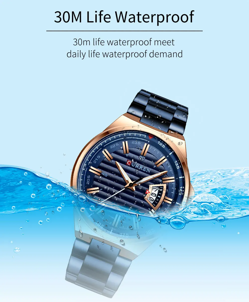 Часы наручные мужские кварцевые люксовые брендовые аналоговые золотистые