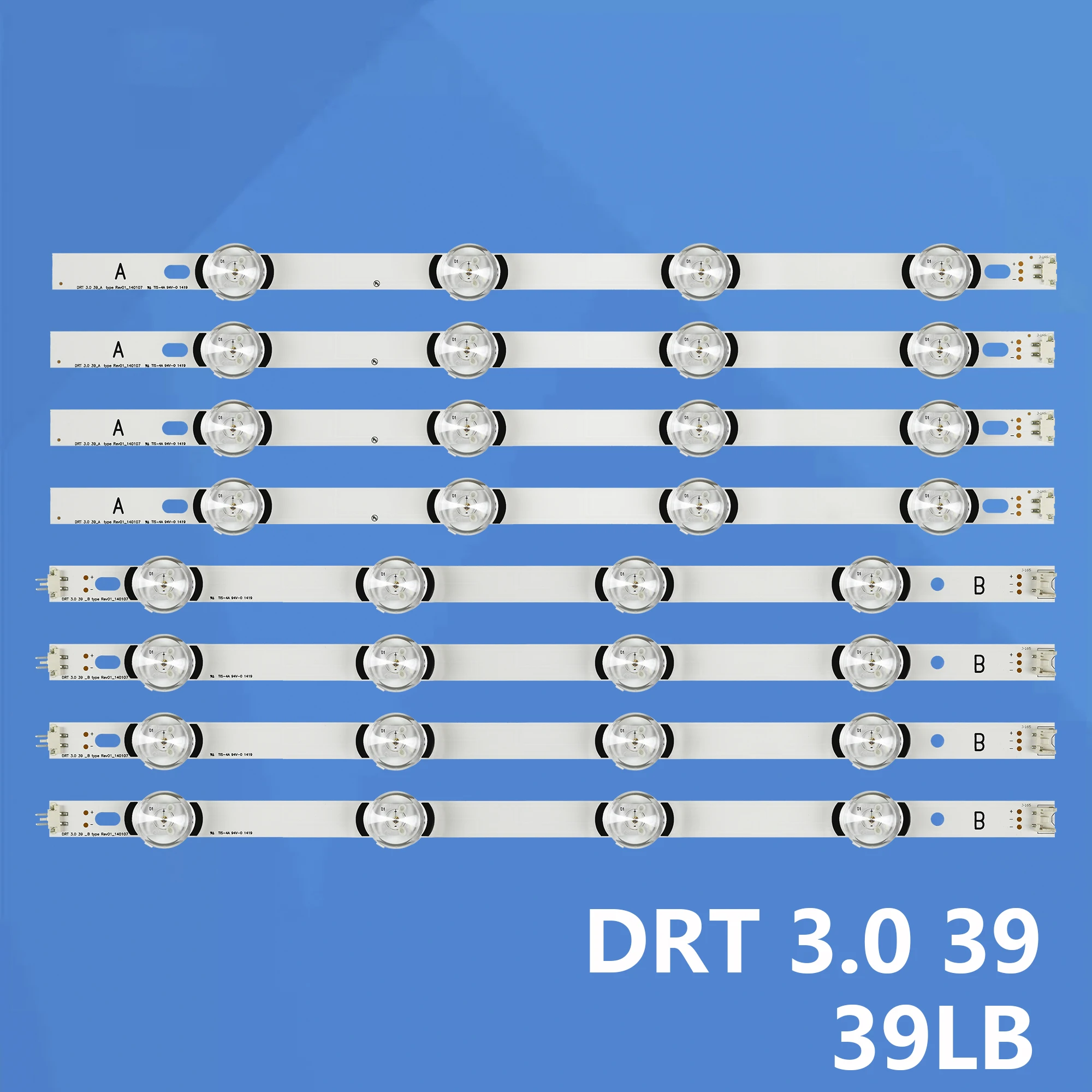 LED Backlight strip 8 Lamp For LG TV 390HVJ01 lnnotek drt 3.0 39&quot 39LB5610 39LB561V 39LB5800 39LB561F DRT3.0 39LB5700 39LB650V |