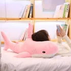 Игрушка плюшевая Акула большого размера, милая мягкая подушка для сна с животными, мягкая игрушка, набивной подарок для детей