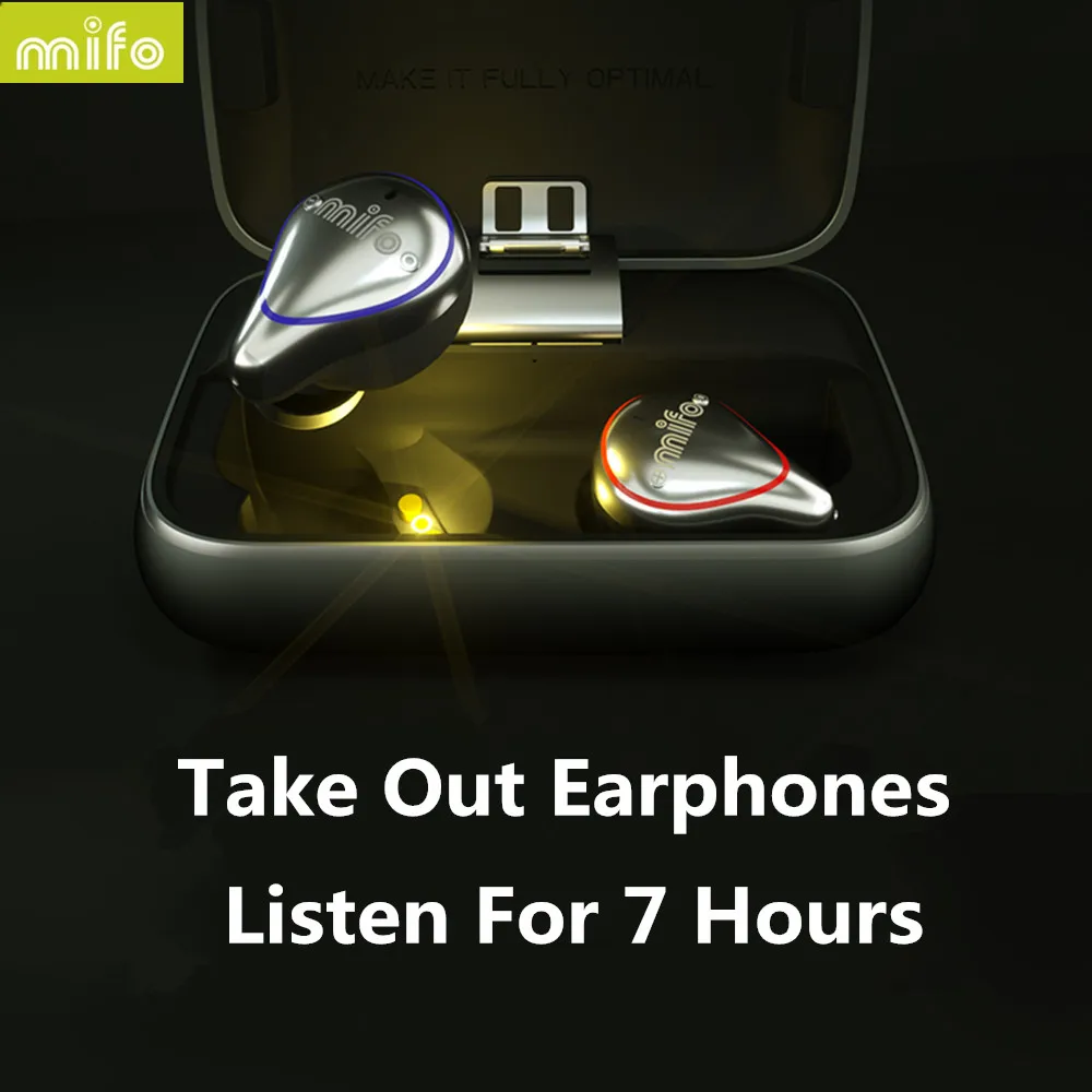 Новые наушники-вкладыши MIFO O5 HIFI настоящая Беспроводная гарнитура Bluetooth 5 0