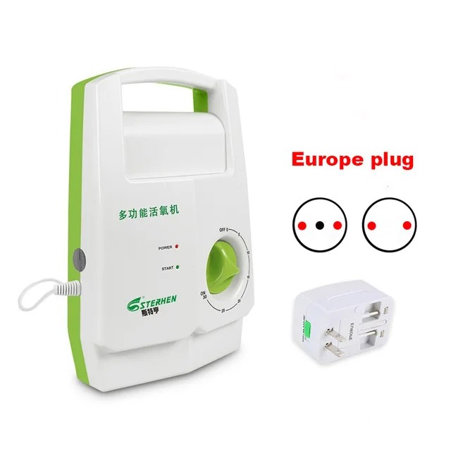 Europe plug Генератор озона STERHEN, 220 В, очиститель озона, очистка фруктов, овощей, воды, еды, подходит для кухни, стерилизатор еды - Цвет: Europe plug