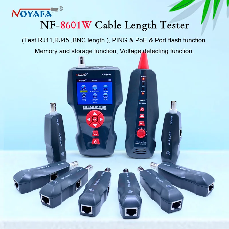 

Новый NF-8601W Многофункциональный кабельный тестер с ЖК-дисплеем тестер длины кабеля тестер точки останова английская версия NF_8601W