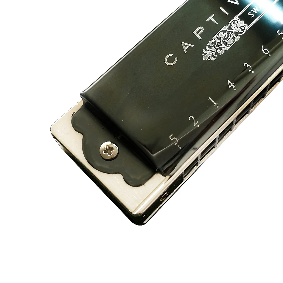 Swan 24 Отверстия октавы настроенный гармоника металлические Ключ C с чехол