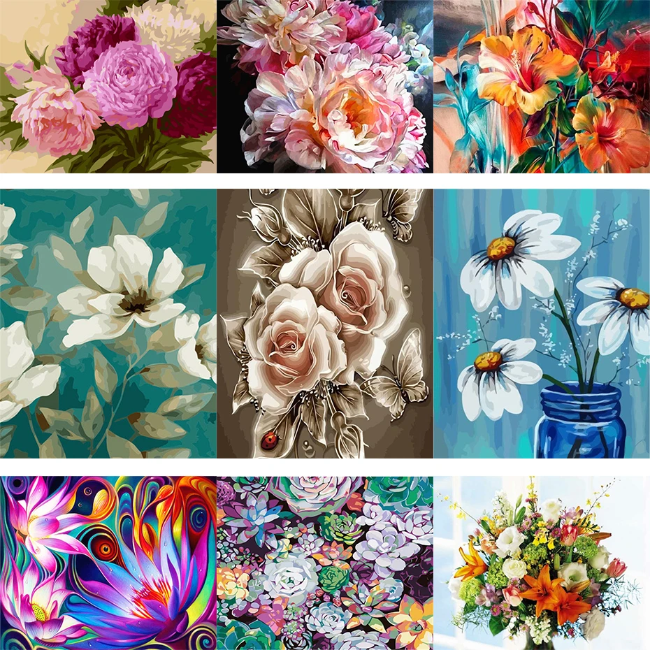 Набор для рисования по номерам на холсте набор Клейкой Ленте ручная роспись