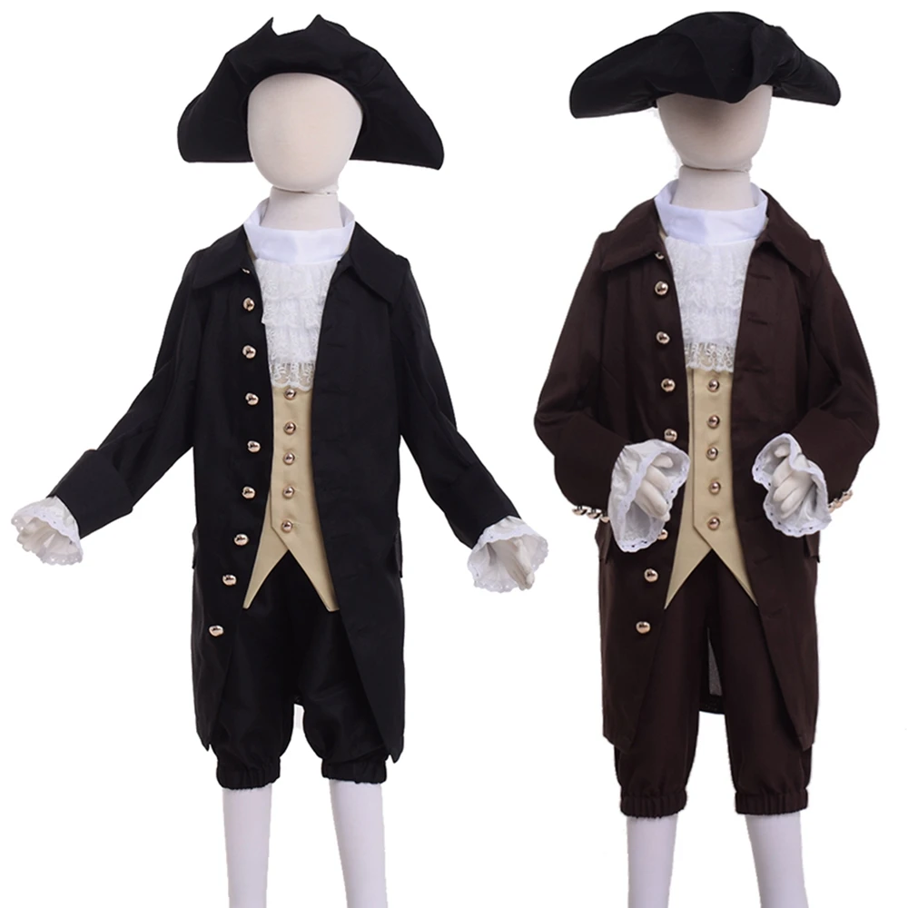 Детские Мальчики семейный Хэллоуин средневековый Карнавал косплей |