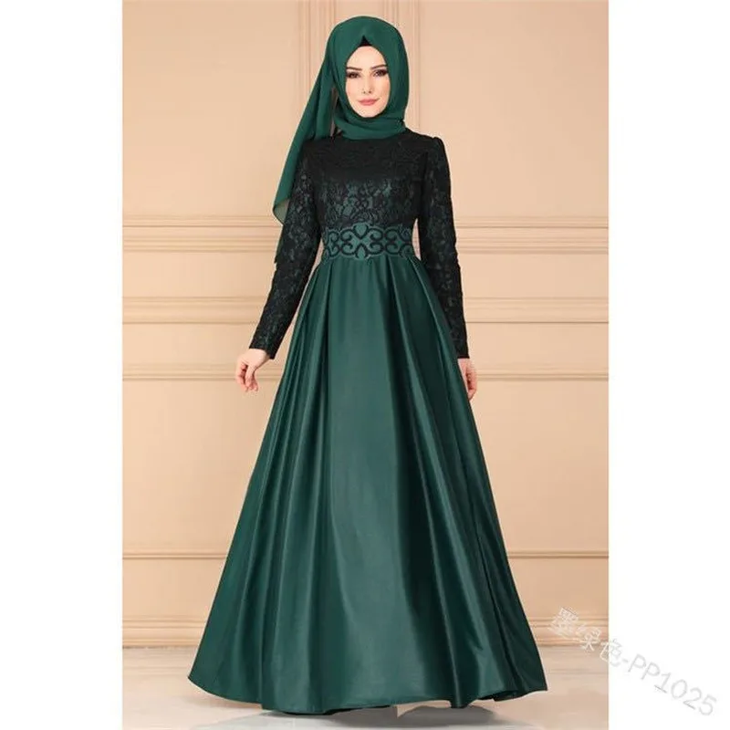 Женское кимоно abayas арабское кружевное платье burka в арабском стиле кафтан