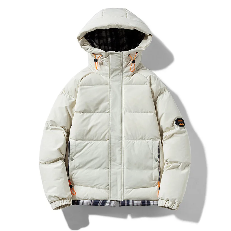 

2021 Winter Parkas Men Thick Padded Jackets Fashion Warm Parka Hooded Jacket Coats Male Outdoor Outerwear Jackets Plus Size 4XL
