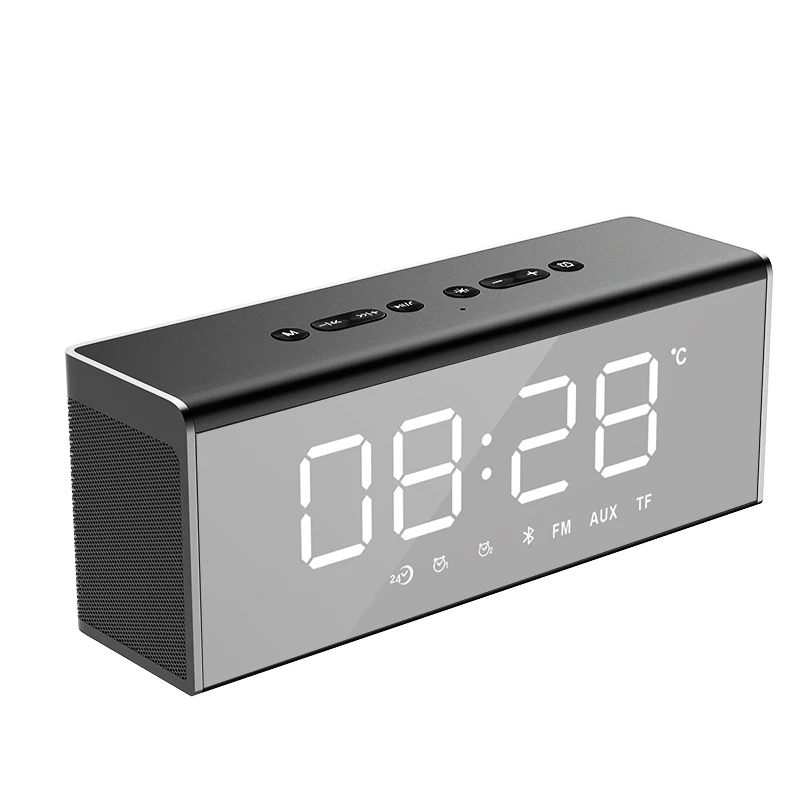Bluetooth динамик Будильник беспроводной мобильный телефон компьютер домашний