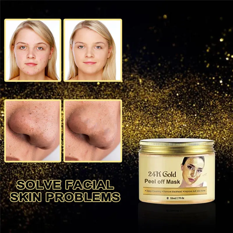 

Peel Off Mask Gold Facial Mask for Blackheads Removal Anti-aging Anti-wrinkle