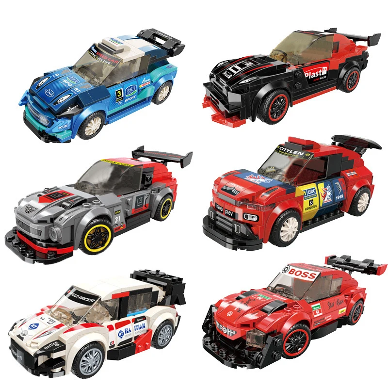super race car city technique creative Speed Champions ultimate garage vehicle model kit building blocks bricks toy for children | Игрушки и