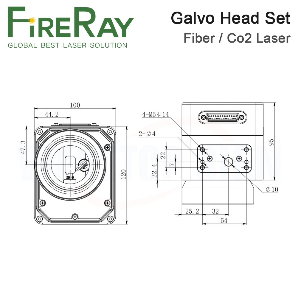 Сканер оптоволоконный лазерный FireRay RC1001 10 мм 6 мкм и 1064 нм | Инструменты