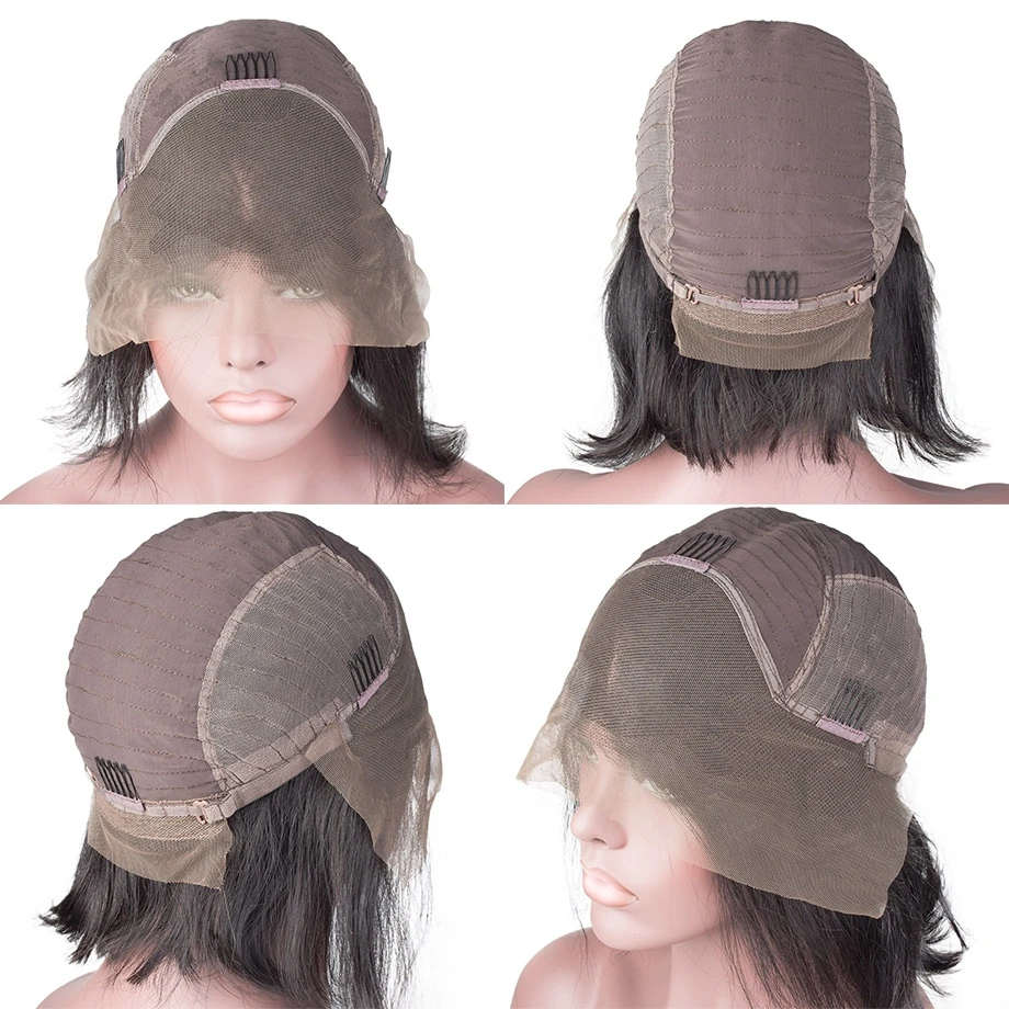 Maxglam Омбре парик из человеческих волос Блонд 613 короткий Боб кружева спереди