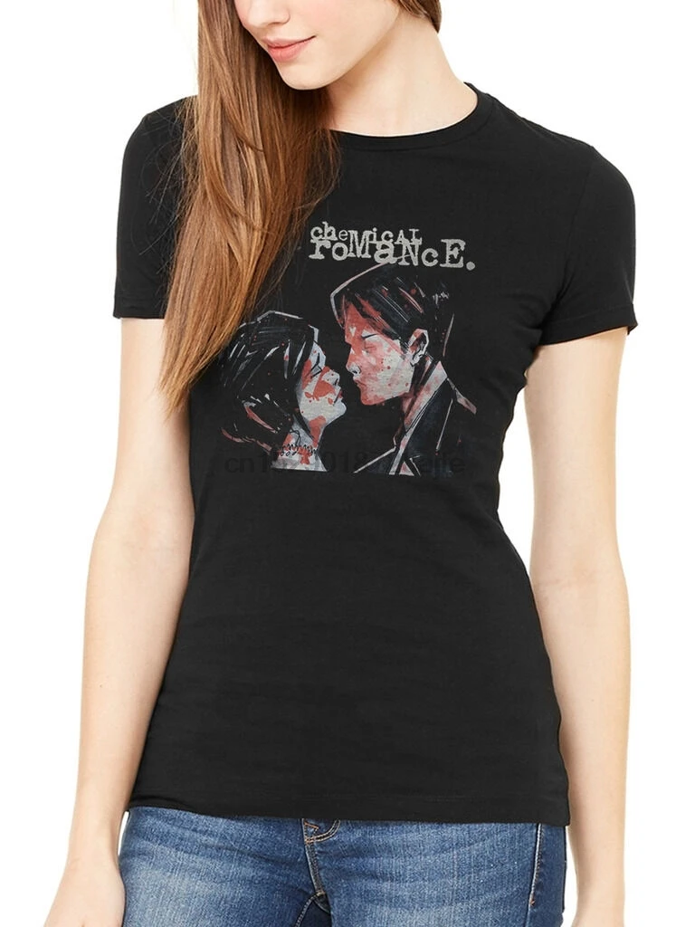 Официальный My Chemical Romance Three Cheers женская футболка выжившая летучая мышь Danger| |