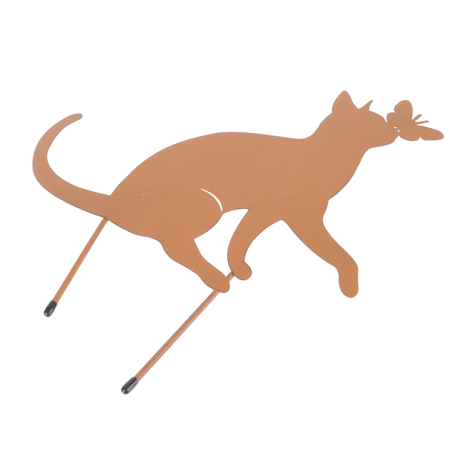 

1Pc Garden Cat Stake Yard Iron Art Stake Outdoor Garden Courtyard Decoration