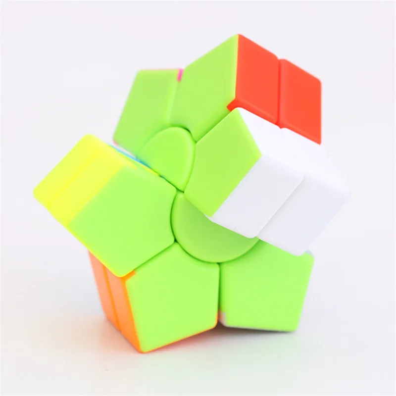 Zcube скоростной кубик волшебный кубик головоломка твист игрушка пятиконечная звезда без наклеек Мини Красочный