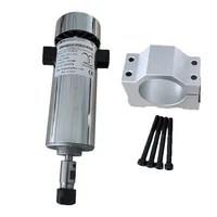 800W Air Cooled Spindle ER11 ER16  CNC Spindle Motor +  52MM Clamps 0.8KW DC 0-110V 20000RPM Collet Chuck For Engraving